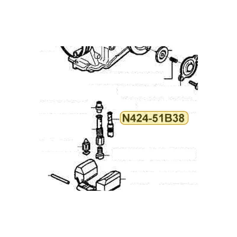 N424-51B38 SLOW JET — diagram cutout