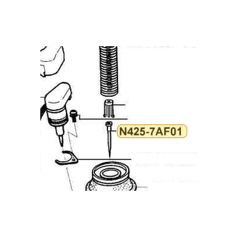 N425-7AF01 JET NEEDLE COMP — diagram cutout