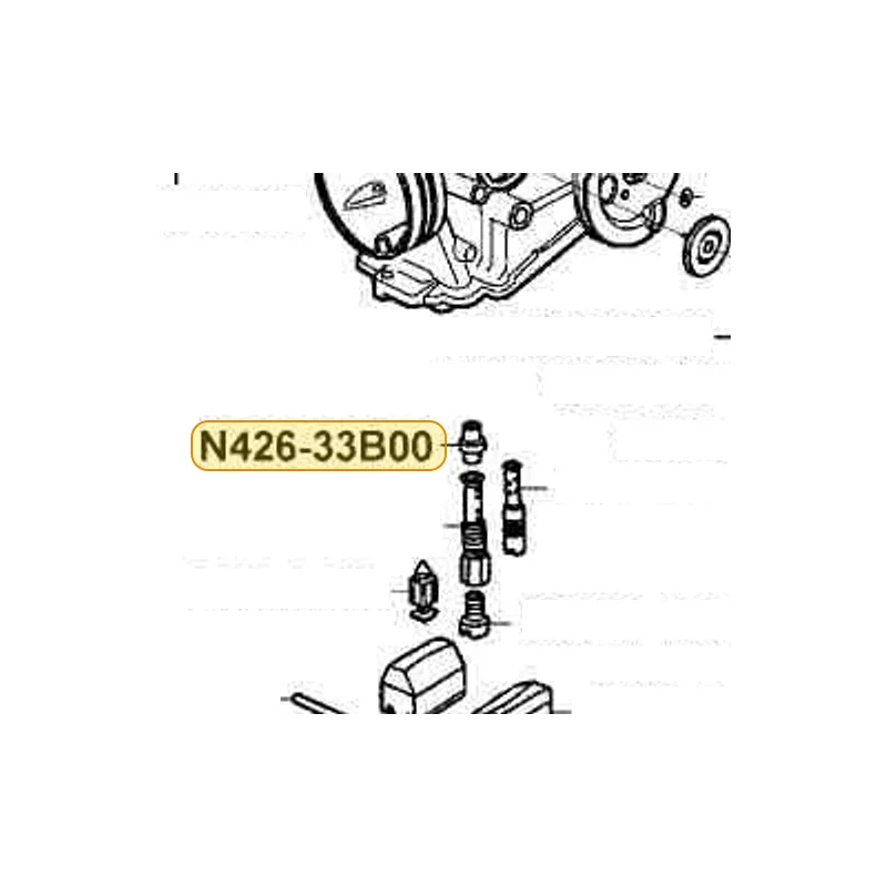 N426-33B00 NEEDLE JET — diagram cutout