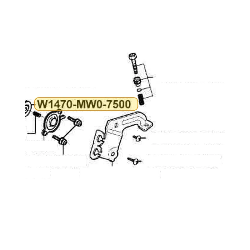 W1470-MW0-7500 DIAPHRAGM COMP — diagram cutout