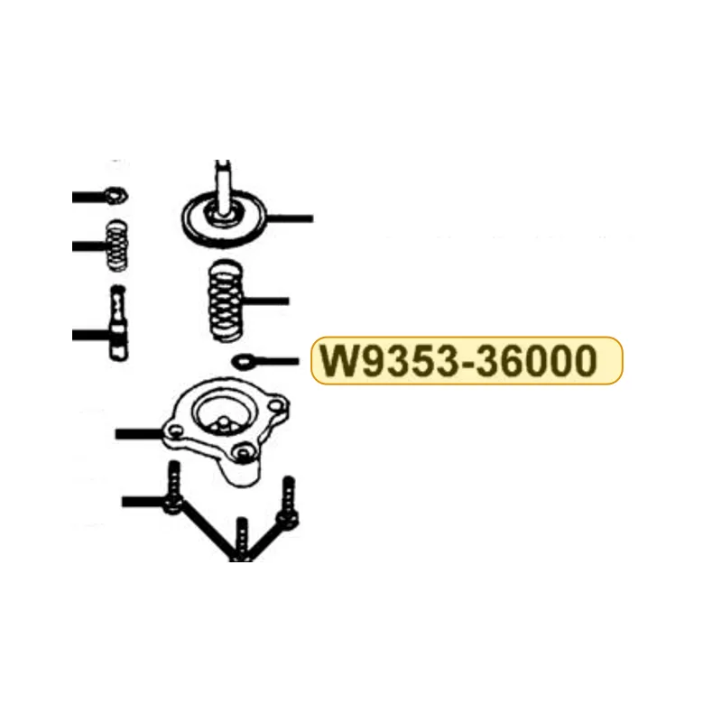 W9353-36000 U RING — diagram cutout