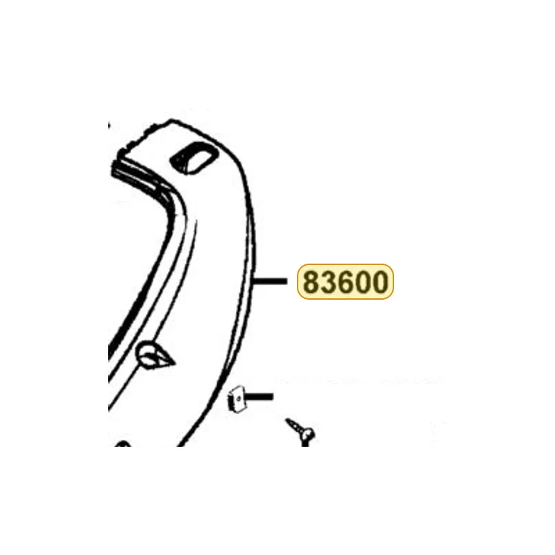 83600-KHD8-900-BHP COVER L BODY — diagram cutout