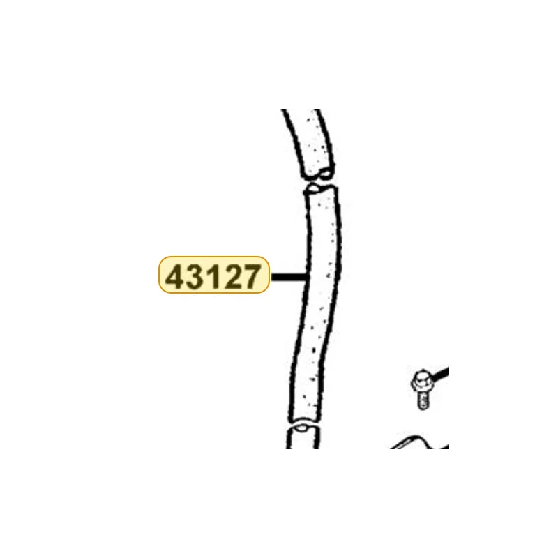 43127-KHE7-E00 HOSE ASSY RR BRAKE — diagram cutout