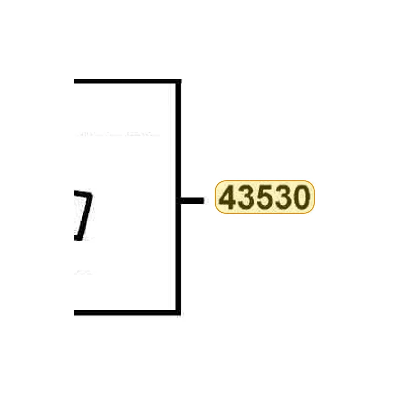 43530-KHD8-305 CYLINDER SET RR MASTER — diagram cutout