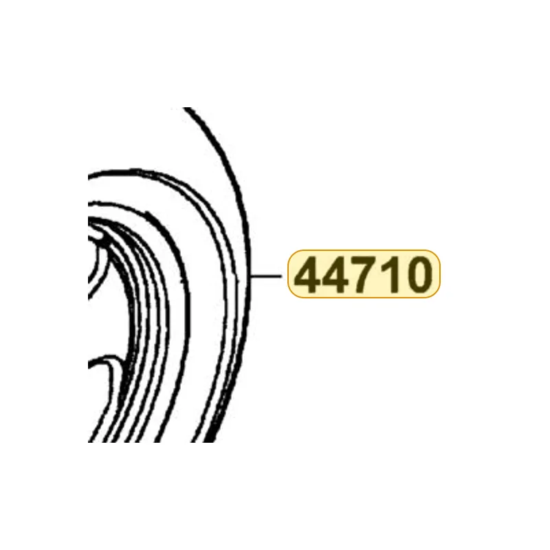 44710-KKC4-900 TIRE ASSY FR 120/70-12 58P /CHENG SHIN — diagram cutout