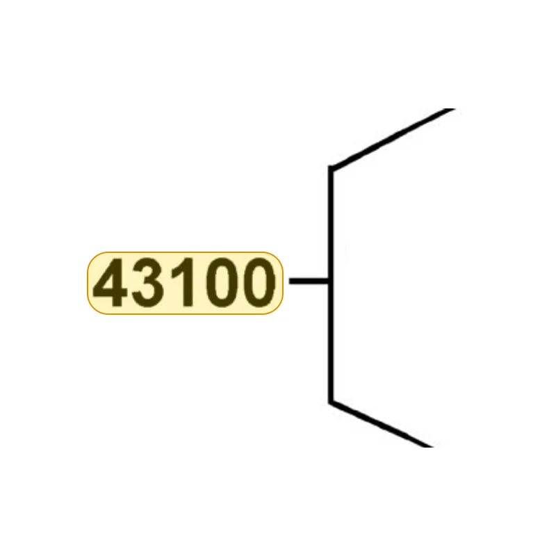 43100-KHE7-E00-NJA CALIPER ASSY RR (Silver) — diagram cutout