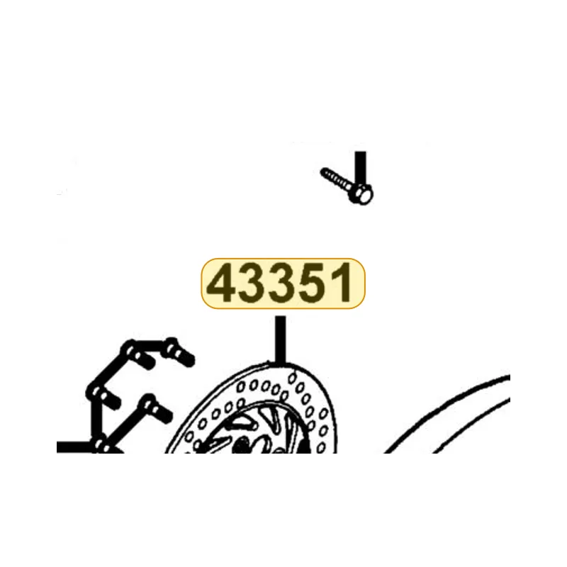 43351-KHE7-E00-N1S DISK RR BRAKE **N1S C.P.N. — diagram cutout