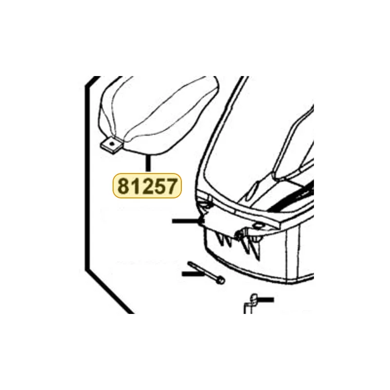 81257-KHE7-900 COVER ASSY CARB MAINT — diagram cutout