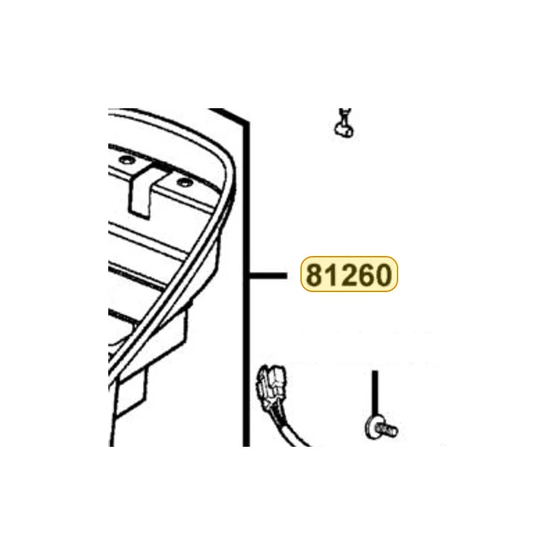 81260-KHE7-MG2 BOX ASSY LUGGAGE — diagram cutout