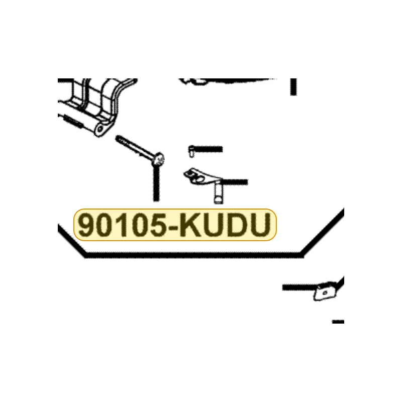 90105-KUDU-900 PIN HINGE — diagram cutout