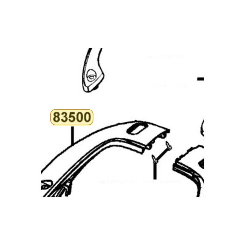 83500-KHD8-900-B5P COVER R BODY — diagram cutout