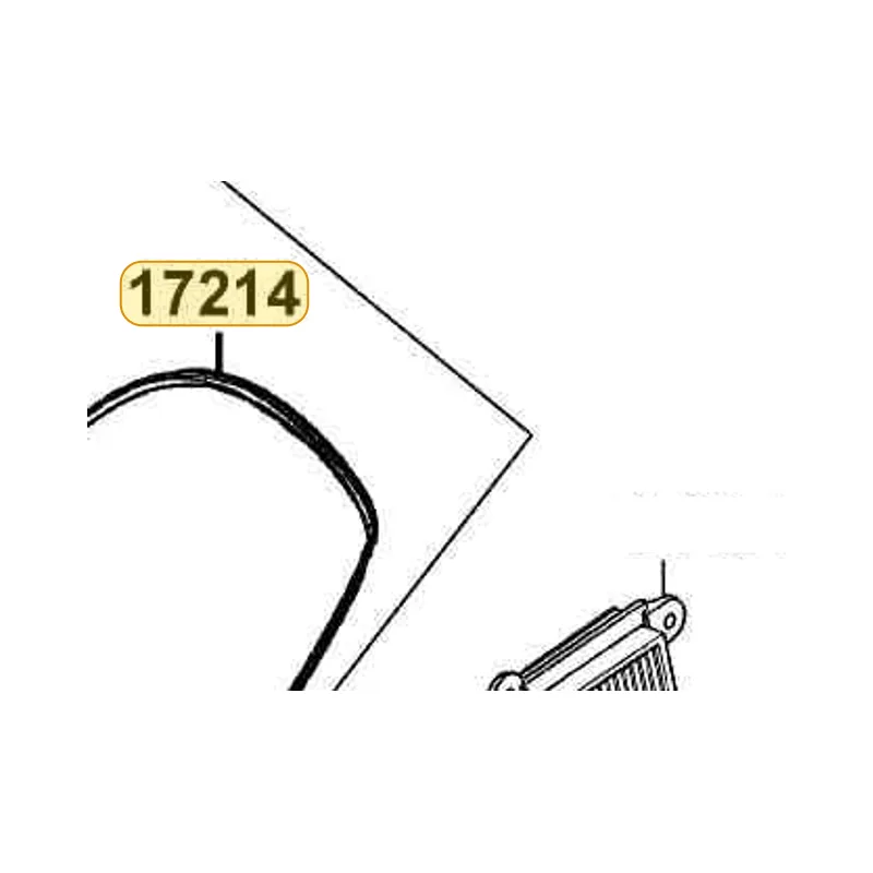 17214-KHE7-900 SEAL AIR/C COVER — diagram cutout