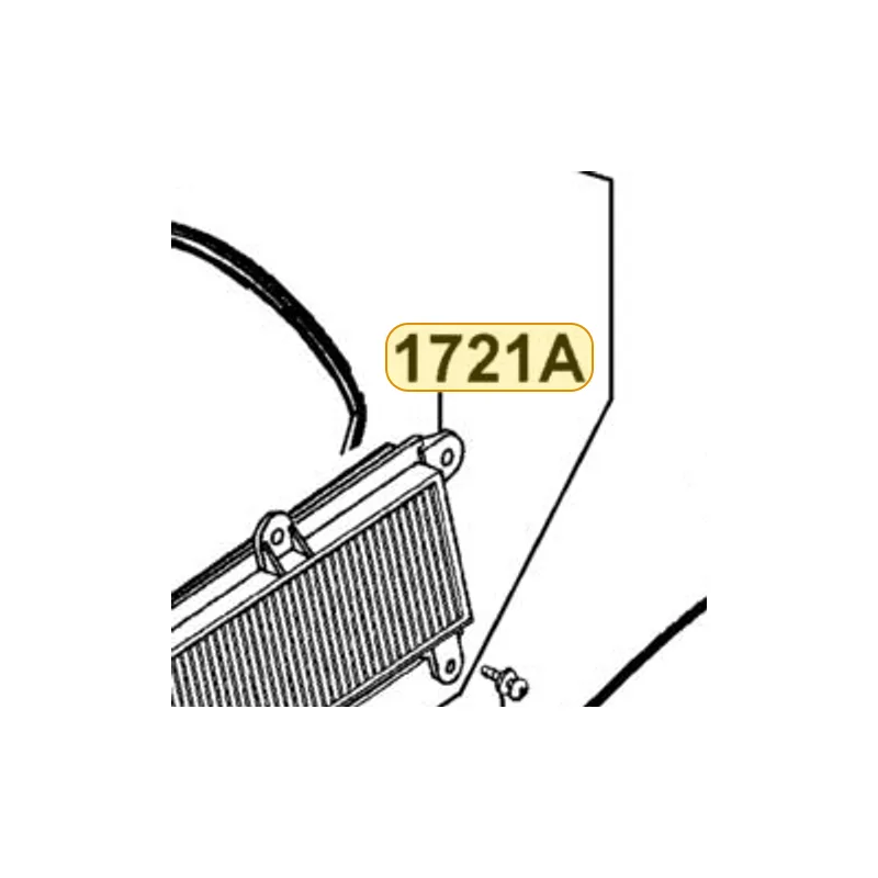1721A-KHE7-900 ELEMENT ASSY AIR/C — diagram cutout
