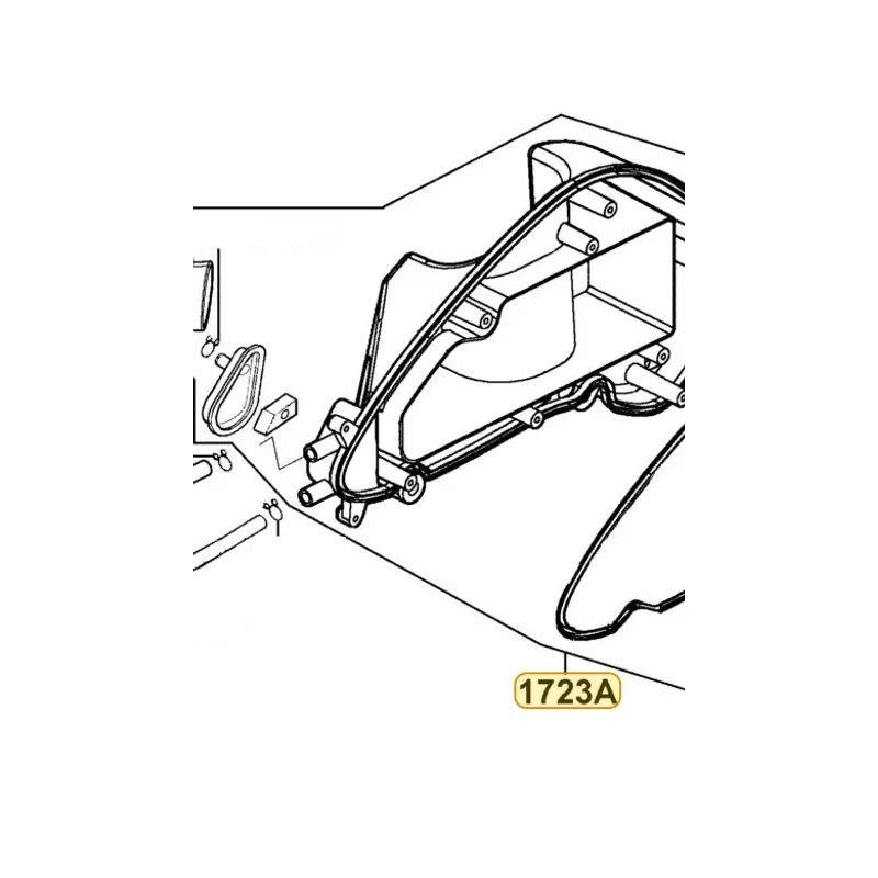1723A-KHE7-900 CASE ASSY AIR/C — diagram cutout