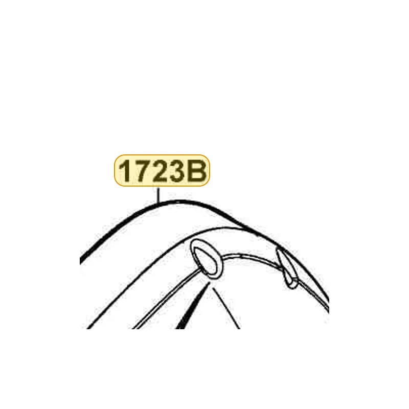 1723B-KHE7-900 COVER COMP AIR/C — diagram cutout