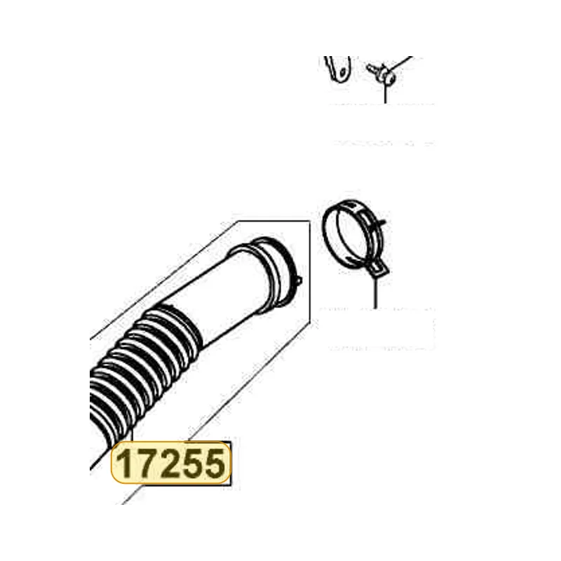 17255-KHE7-900 DUCT AIR/C COVER — diagram cutout