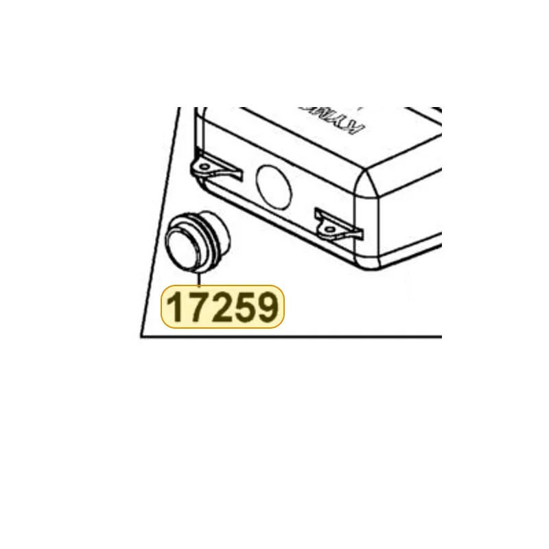 17259-KHE7-900 DUCT SILENCE — diagram cutout