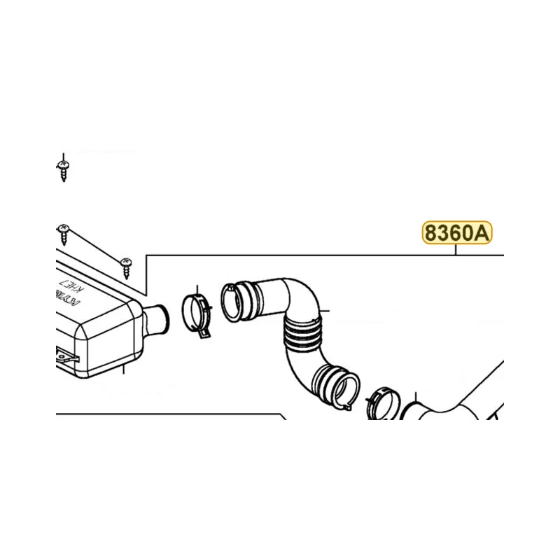 8360A-KHE7-900 CHAMBER ASSY AIR/C — diagram cutout