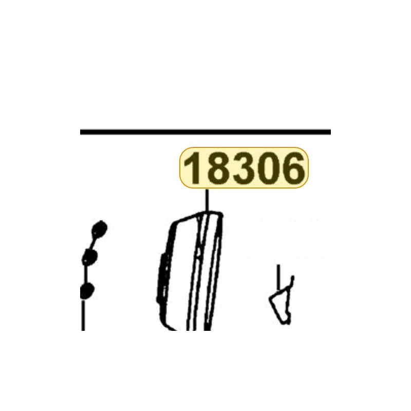 18306-KHE7-900 TAIL CAP MUFFLER — diagram cutout