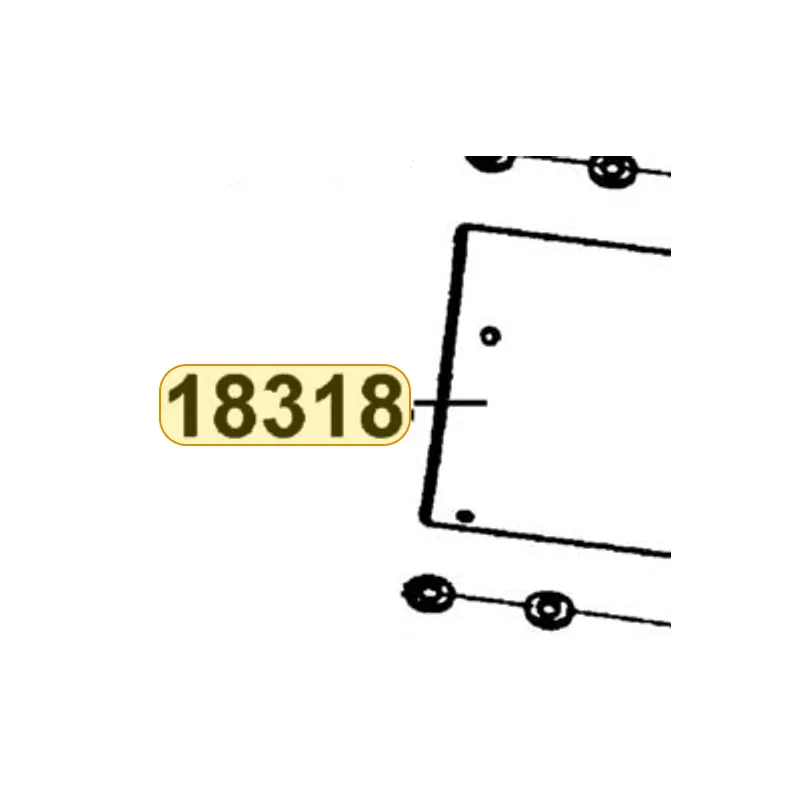 18318-KHE7-M30 PROTECTOR MUFFLER — diagram cutout