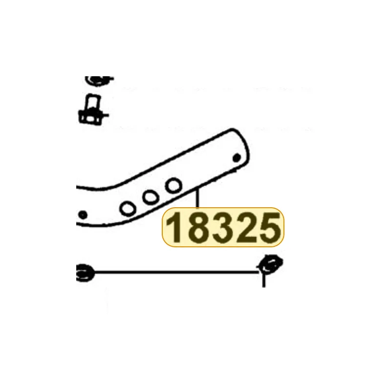 18325-KHE7-900 PROTECTOR EXH PIPE — diagram cutout