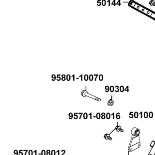 95801-10070-06 BOLT FLANGE 10*70 (G) — diagram cutout
