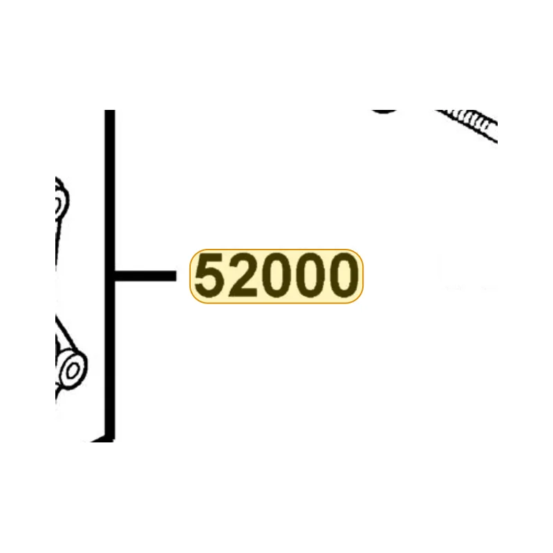 52000-KHE7-E00 REAR FORK ASSY — diagram cutout