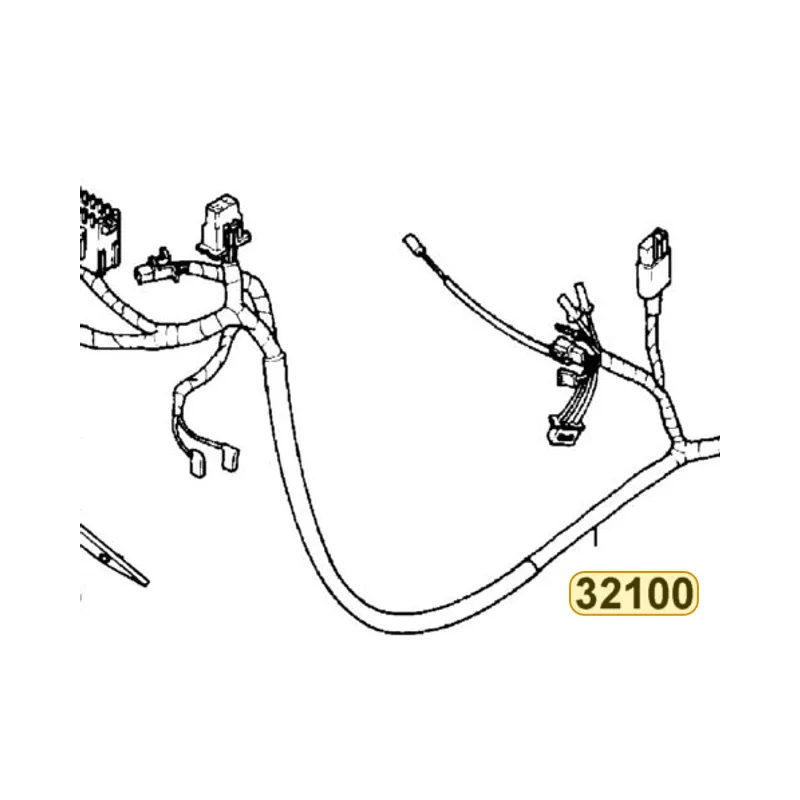 32100-KHE7-M00 HARNESS WIRE — diagram cutout