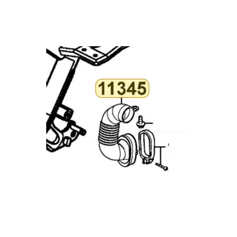 11345-KHE7-901 DUCT L COVER — diagram cutout