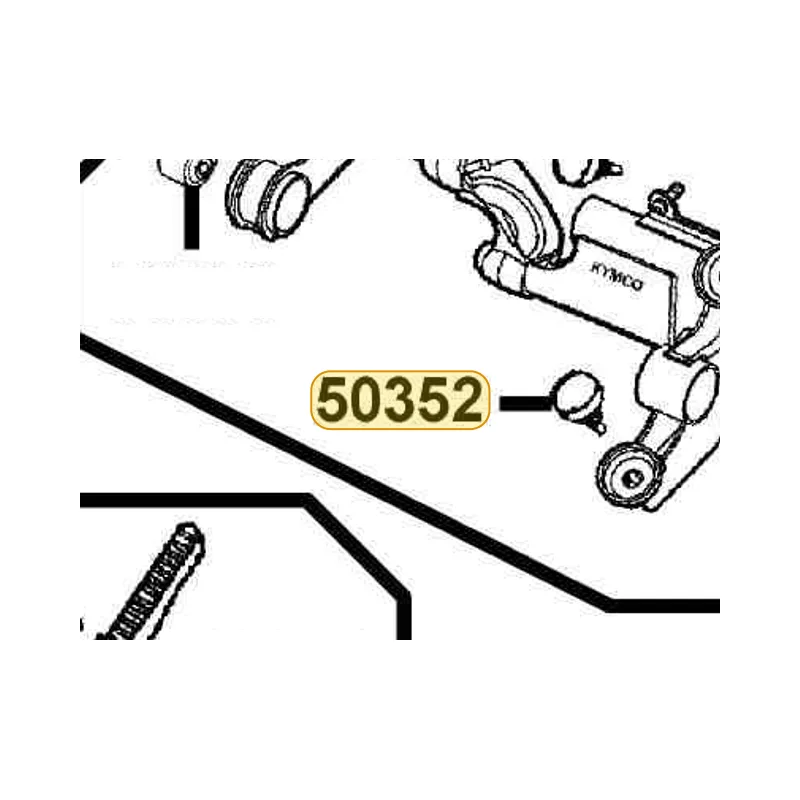 50352-GFY6-901 RUBBER STOPPER — diagram cutout