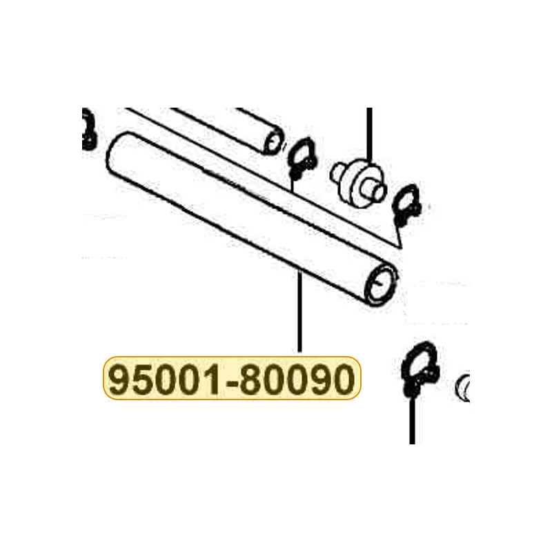 95001-80090-40 TUBE FUEL 8*90 — diagram cutout