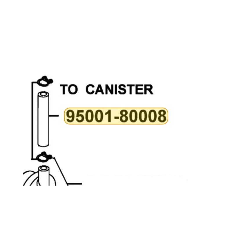 95001-80008-40 TUBE FUEL — diagram cutout