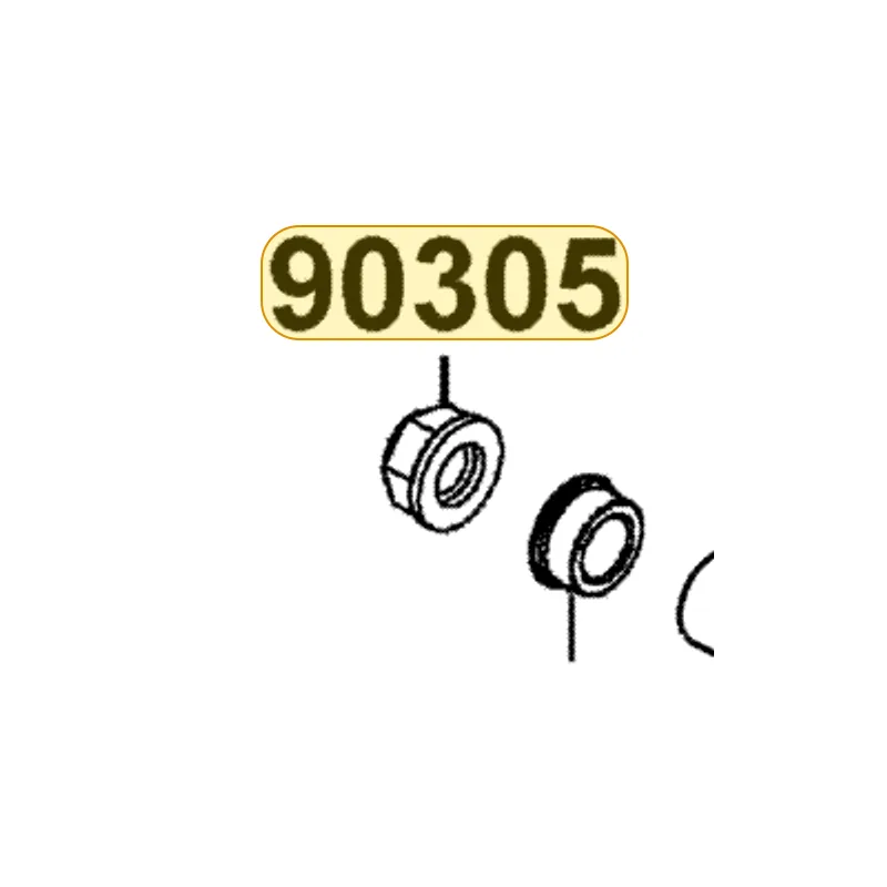 90305-KFW6-91A NUT U 16MM — diagram cutout
