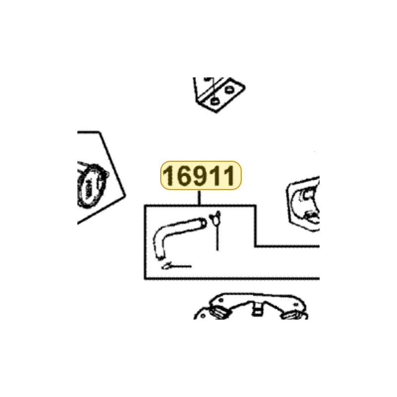 16911-KEBE-910 TUBE ASSY STRAINER TO TANK — diagram cutout