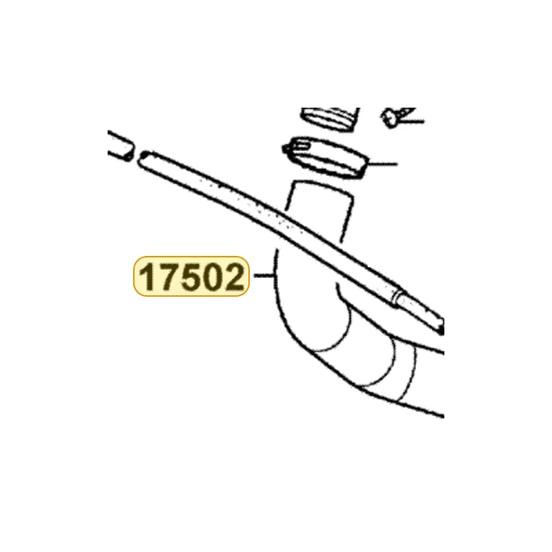 17502-KHD8-900 TUBE FUEL — diagram cutout