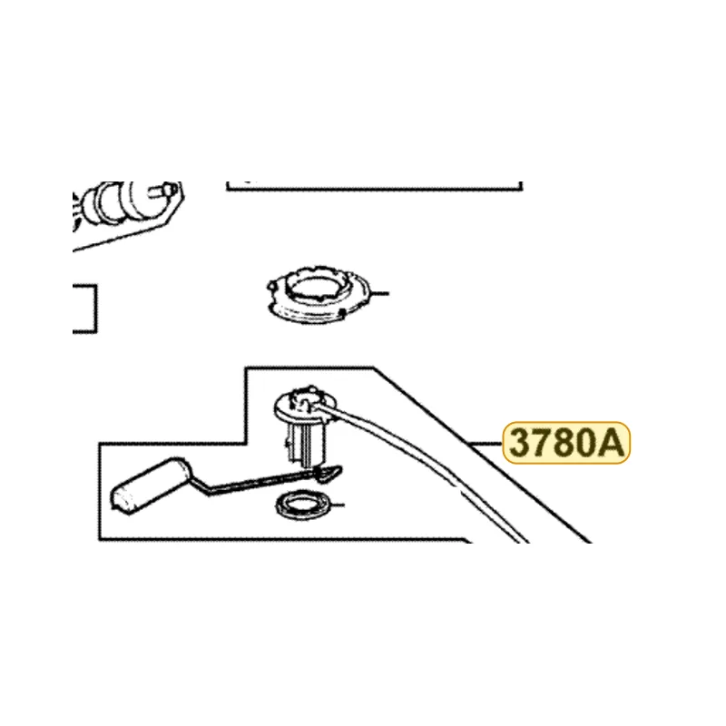 3780A-KHD8-900 FUEL UNIT ASSY — diagram cutout