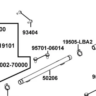 95701-06014-06 BOLT FLANGE 6*14 — diagram cutout