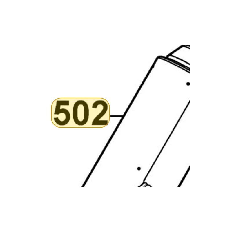 1830A-KHD8-E00 MUFFLER ASSY — diagram cutout