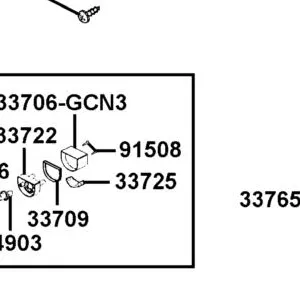 91508-KGV7-67A SCREW TAPPING 4*14 — diagram cutout