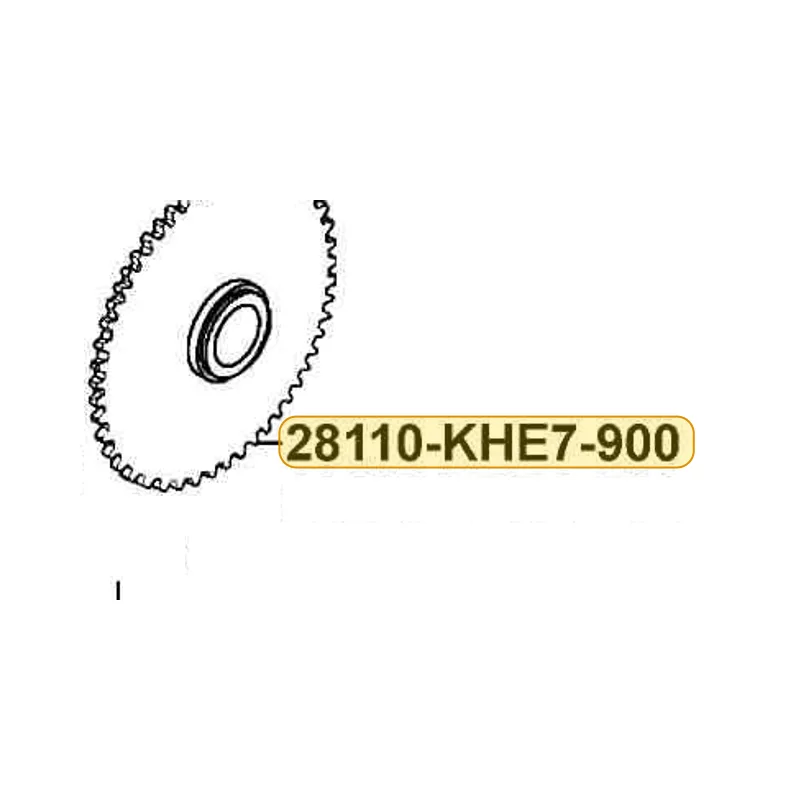 28110-KHE7-900 GEAR COMP STARTING CLUTCH — diagram cutout