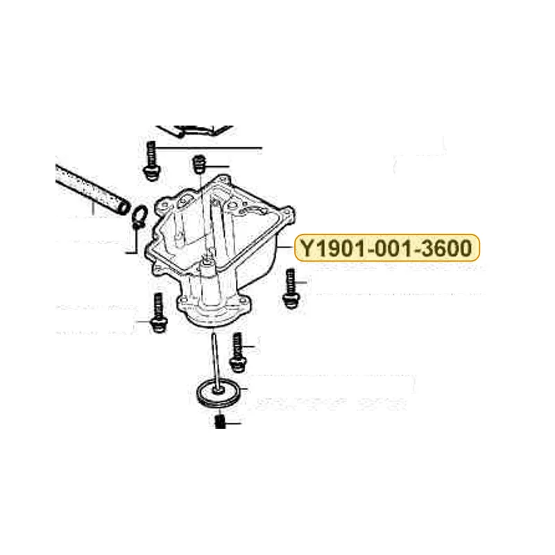 Y1901-001-3600 FLOAT CHAMBER SET — diagram cutout