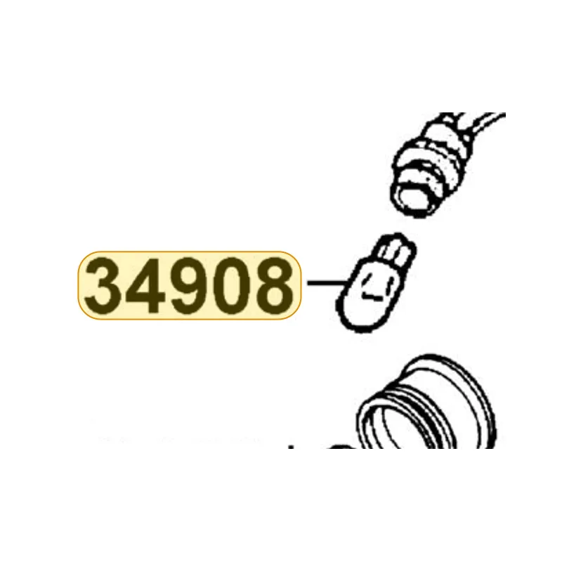 34908-KUCU-900 BULB POSITION LIGHT — diagram cutout