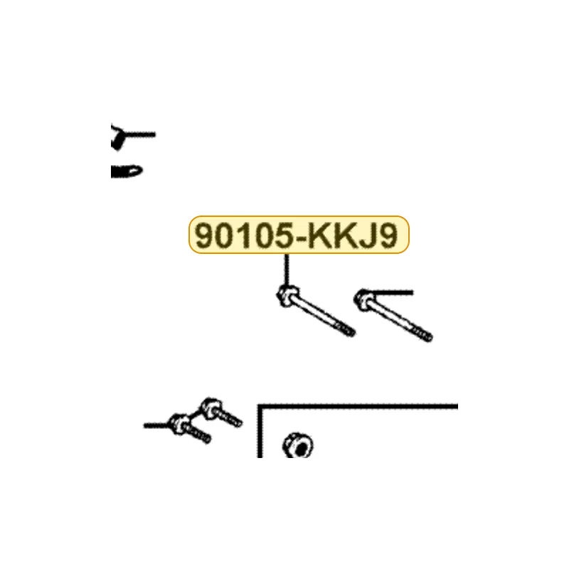 90105-KKJ9-000 BOLT FLANGE 10X210 — diagram cutout
