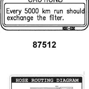 87512-KEBE-E00-T01 CAUTION FILTER — diagram cutout