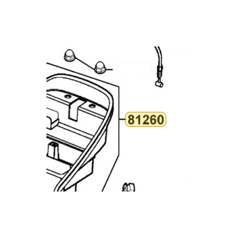 81260-KHE7-E00 BOX ASSY LUGGAGE — diagram cutout
