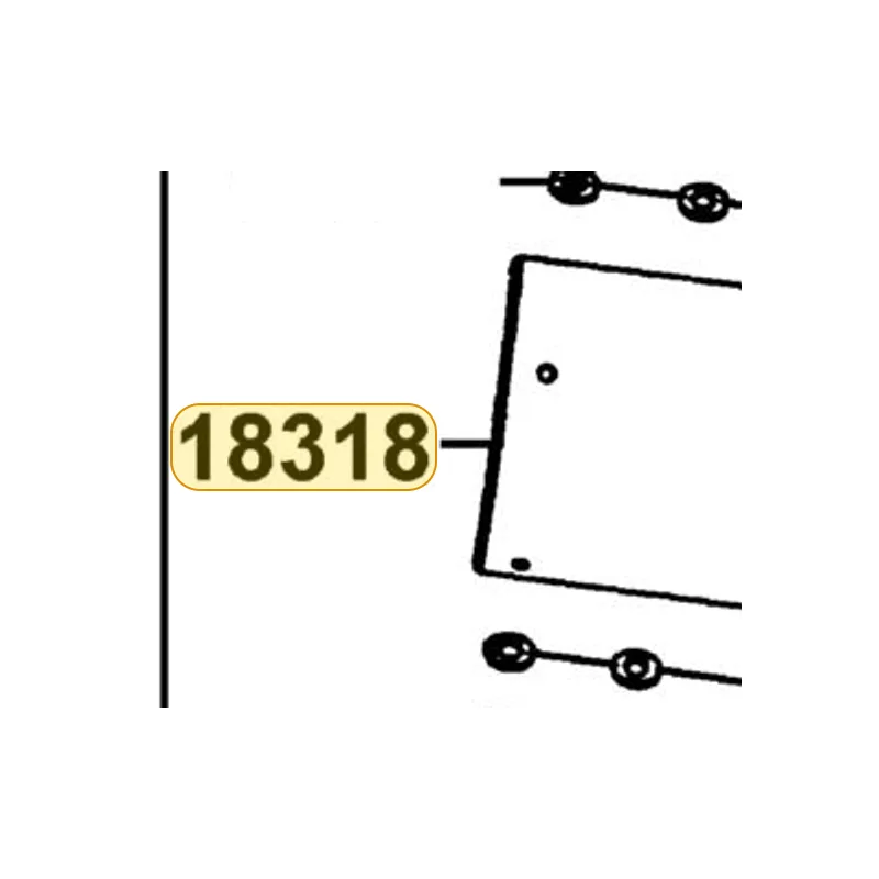 18318-KHE7-E00 PROTECTOR MUFFLER — diagram cutout