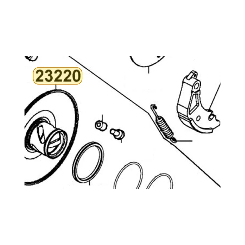 23220-KHE7-900 FACE COMP MOVABLE DRIVEN — diagram cutout