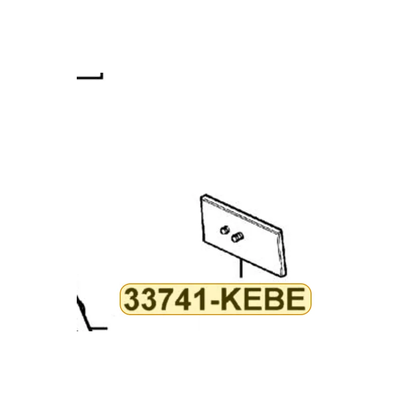 33741-KEBE-900 REFLEX REFLECTOR — diagram cutout