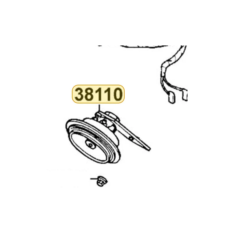 38110-KHB4-E0C HORN COMP — diagram cutout
