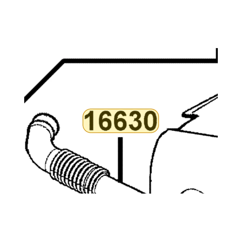 16630-KEB7-E00 DUCT HEAT TRANSFER — diagram cutout